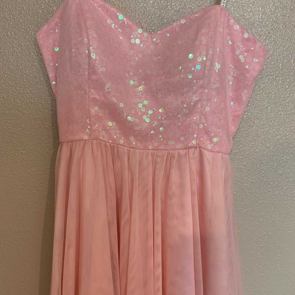 Pink Formal dress size 11/12 - image 2