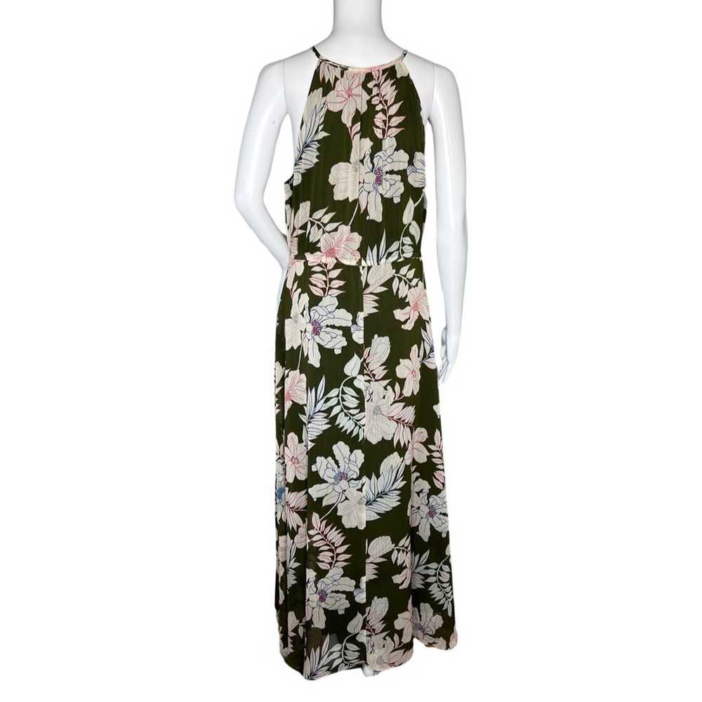 Sanctuary Dress Womens Large Olive Green Floral S… - image 4