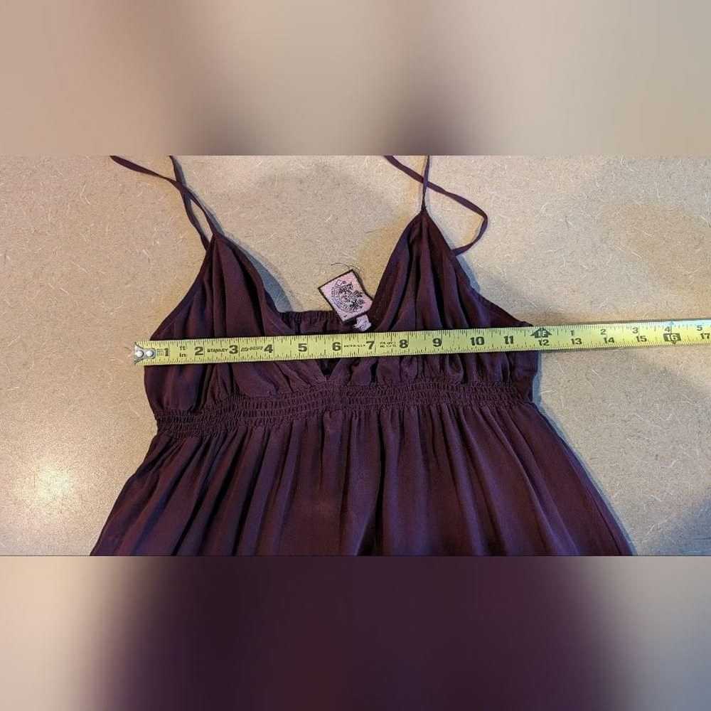 Juicy Couture Silk Plum Ombre Slip Dress Size 6 G… - image 5
