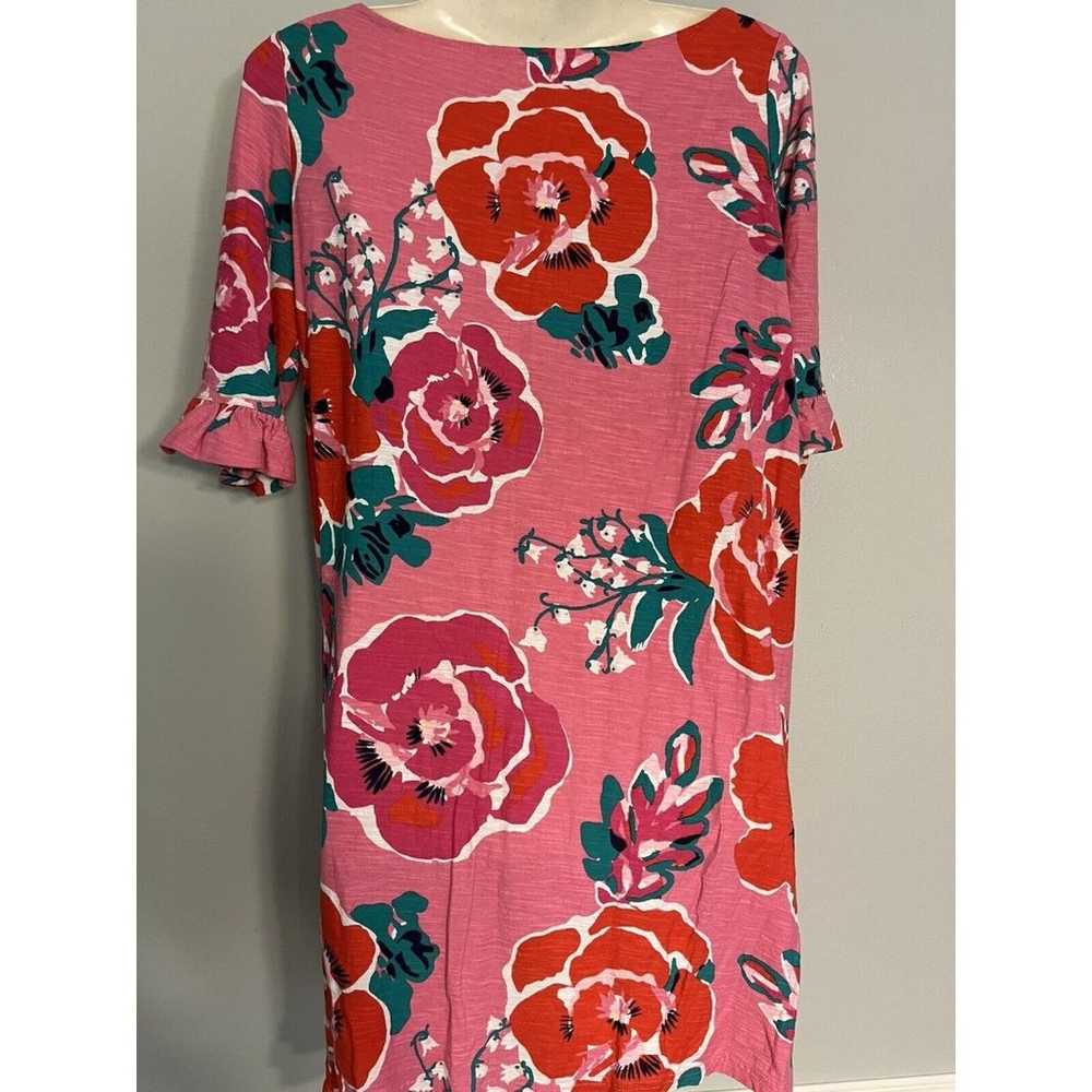 Lilly Pulitzer Somerser Dress Pink Red Floral Wom… - image 2