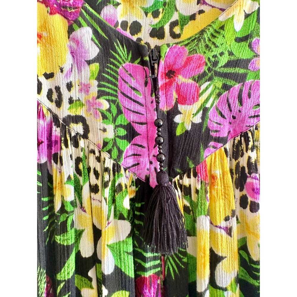Go Softly Tropical Patio Dress size Small - image 5