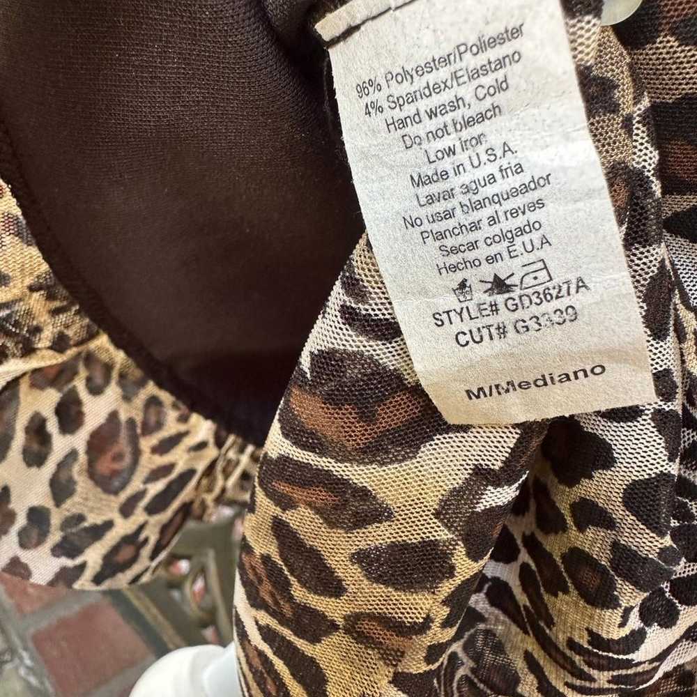 Love Culture Leopard Print Ruffle Dress; Sleevele… - image 10