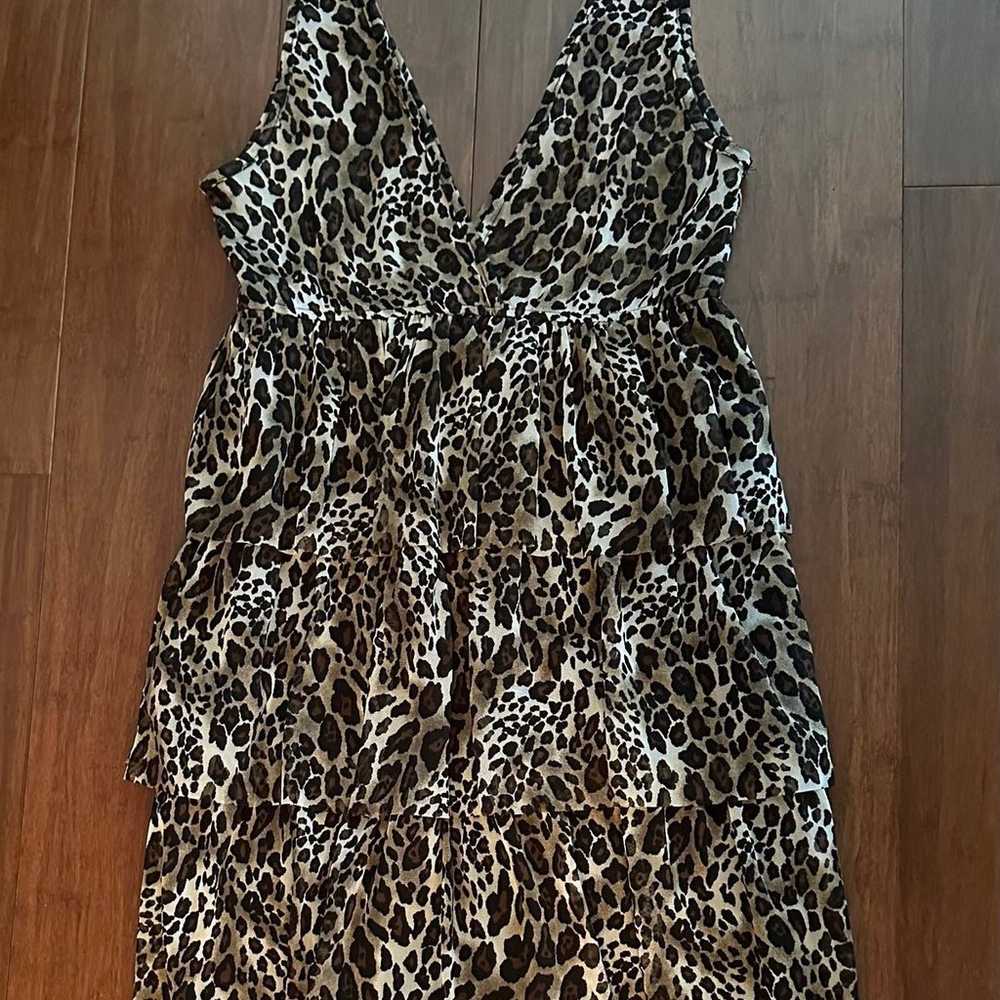Love Culture Leopard Print Ruffle Dress; Sleevele… - image 11