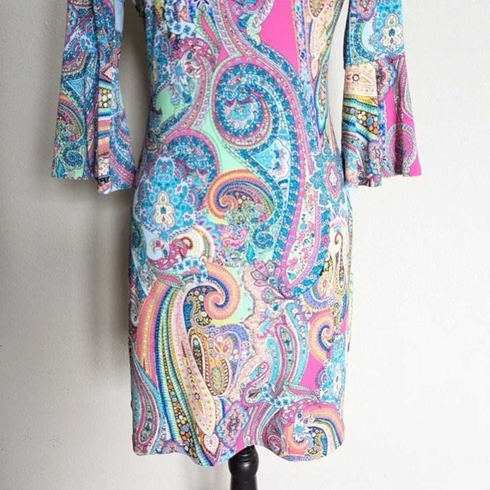 Tommy Hilfiger colorful paisley and floral print … - image 3