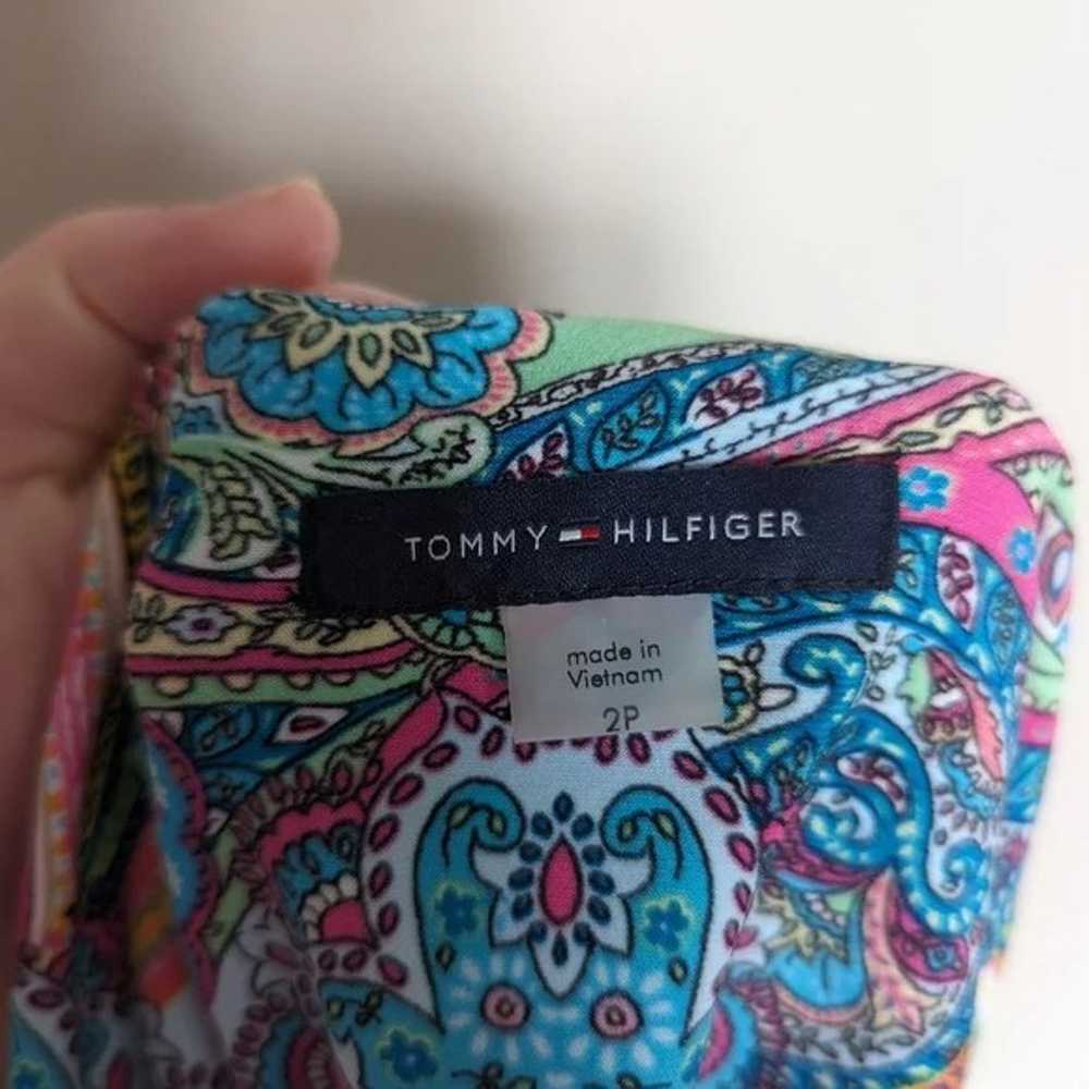 Tommy Hilfiger colorful paisley and floral print … - image 7