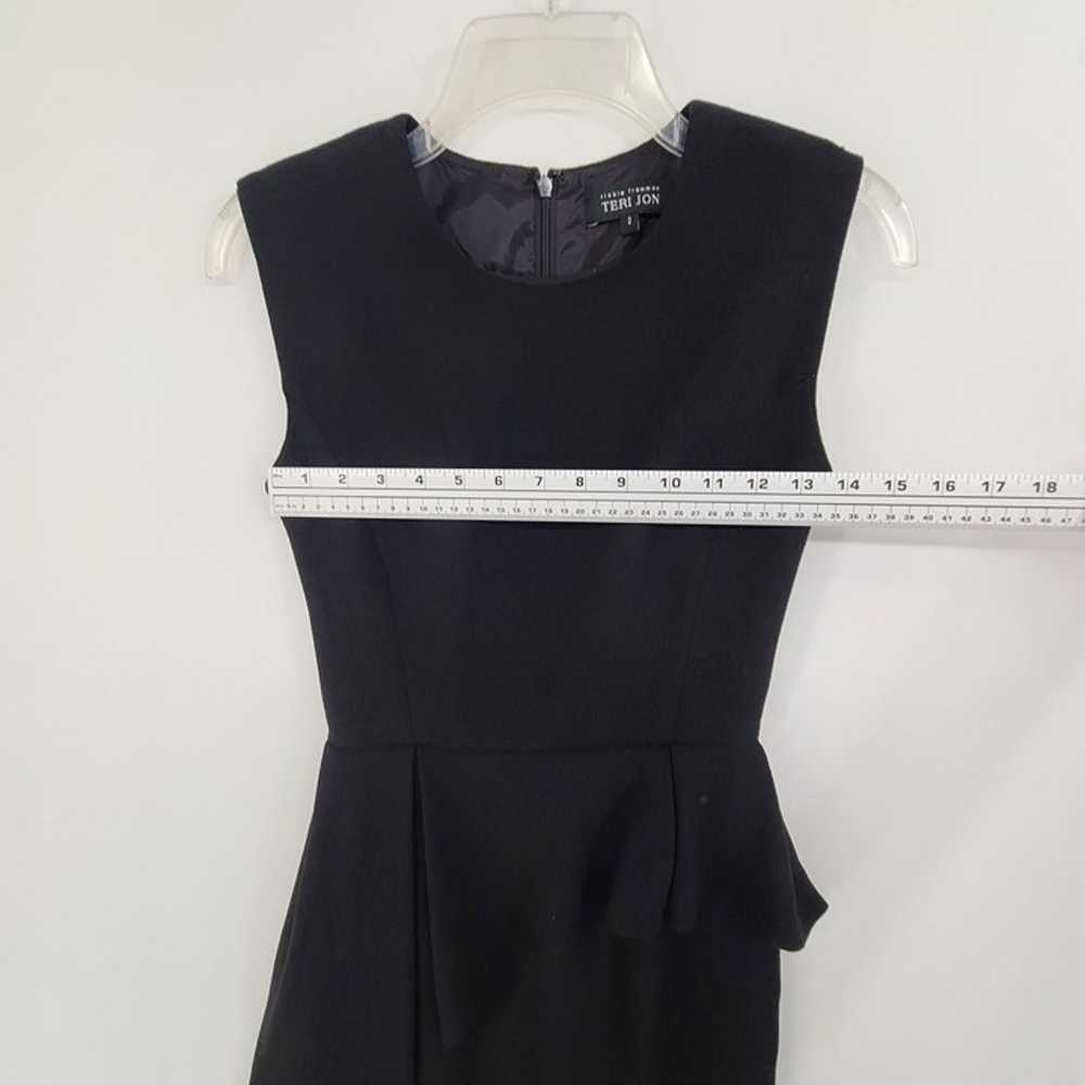 Teri Jon Women's Sleeveless Midi Dress Black Size… - image 4