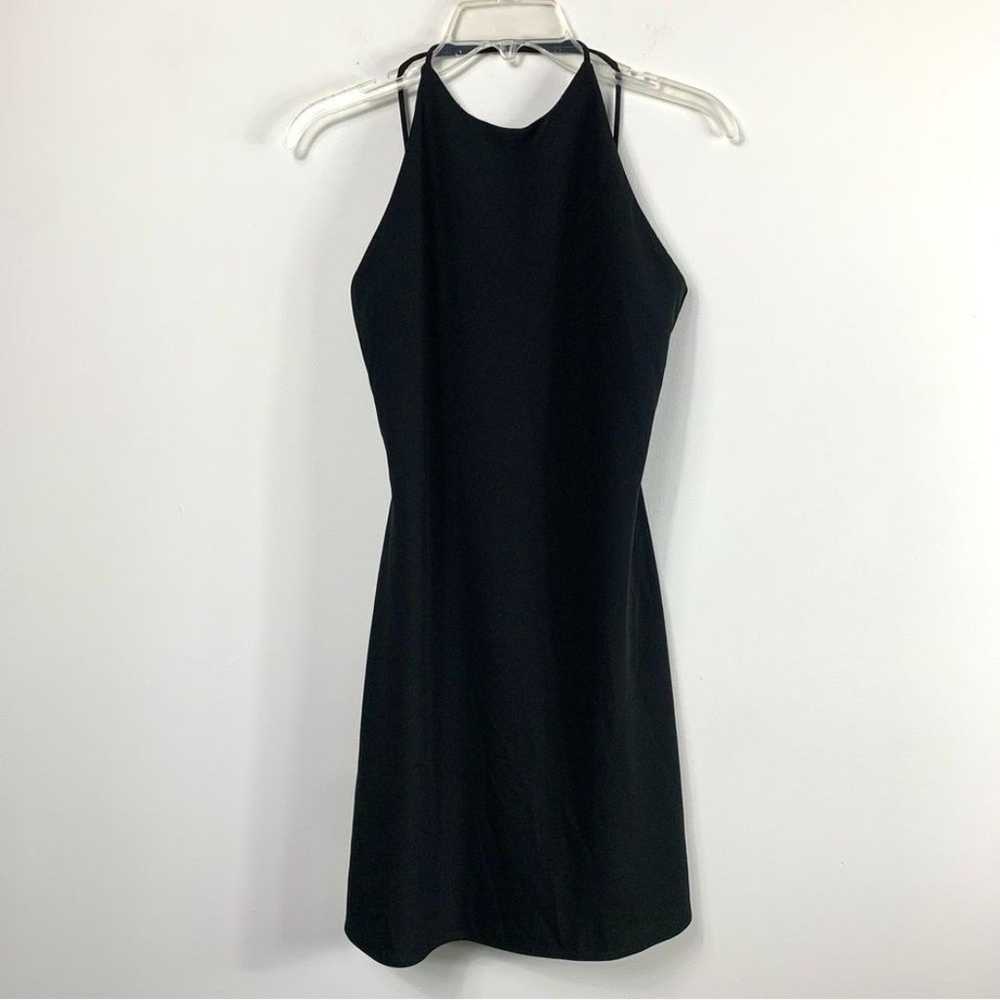 Vintage JUMP Brand Black Strappy Halter Dress - image 2