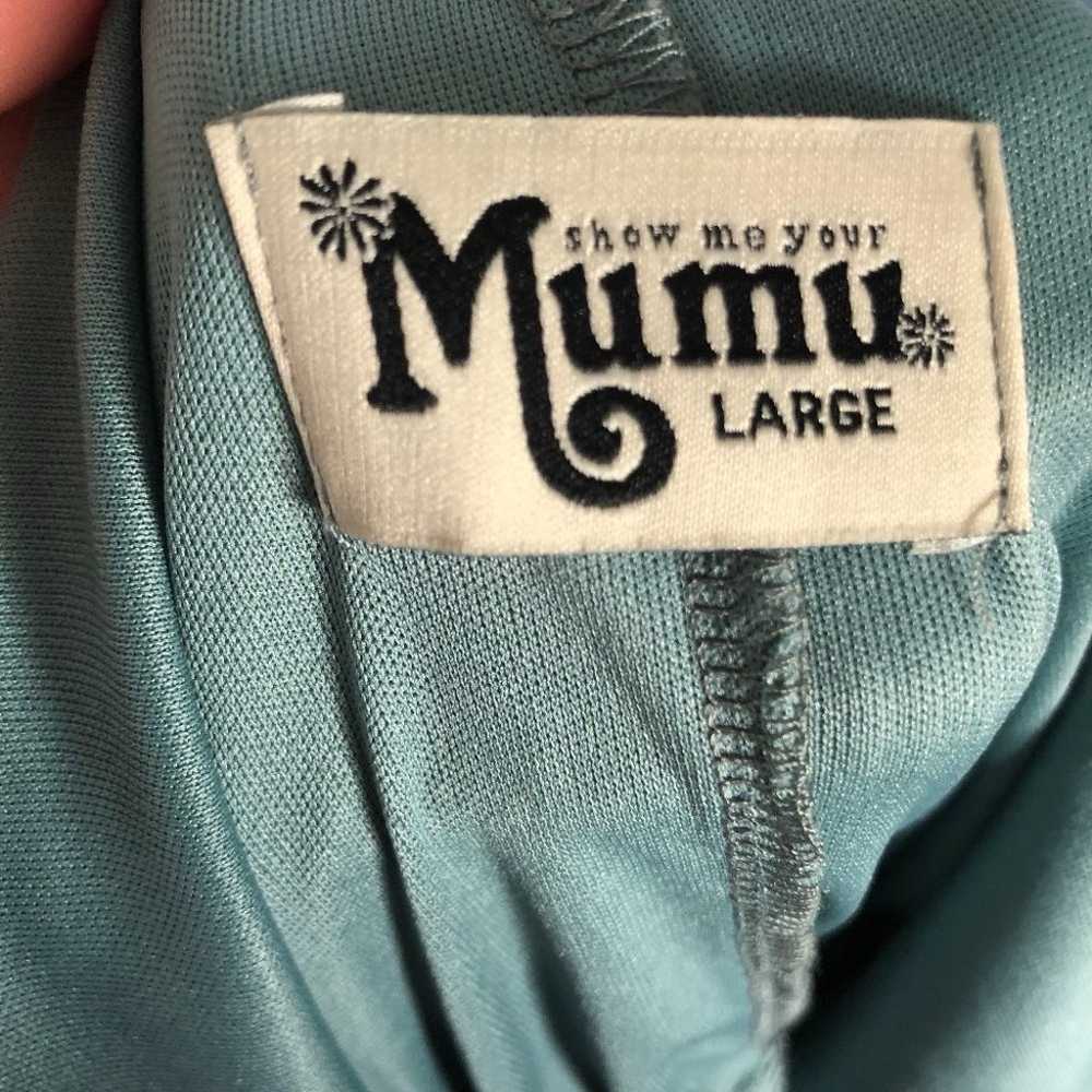 Show Me Your Mumu Kendall Maxi Dress Silver Sage … - image 3