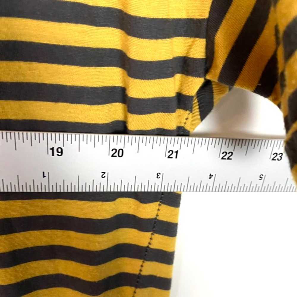 STATESIDE Mustard Striped T-Shirt Dress - image 11