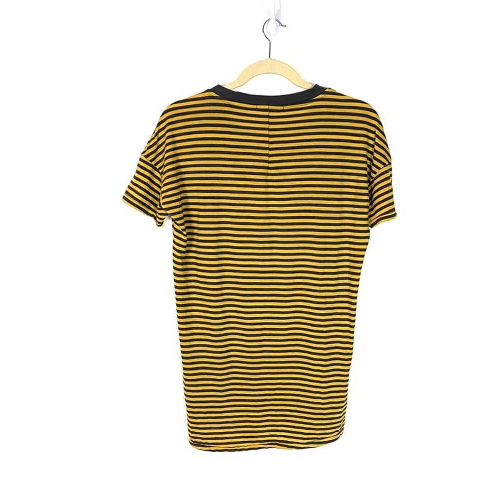 STATESIDE Mustard Striped T-Shirt Dress - image 8
