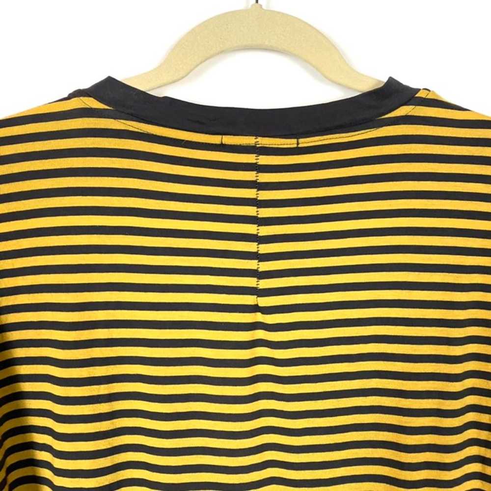STATESIDE Mustard Striped T-Shirt Dress - image 9