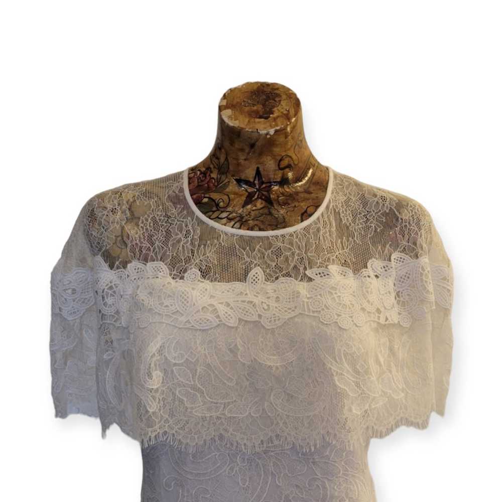 Kobi Halperin white dress Size 8 medium - image 3