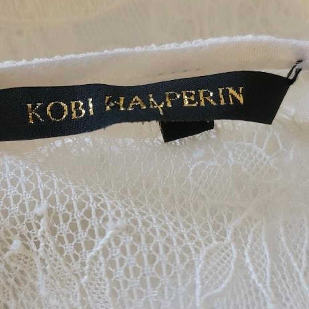 Kobi Halperin white dress Size 8 medium - image 7