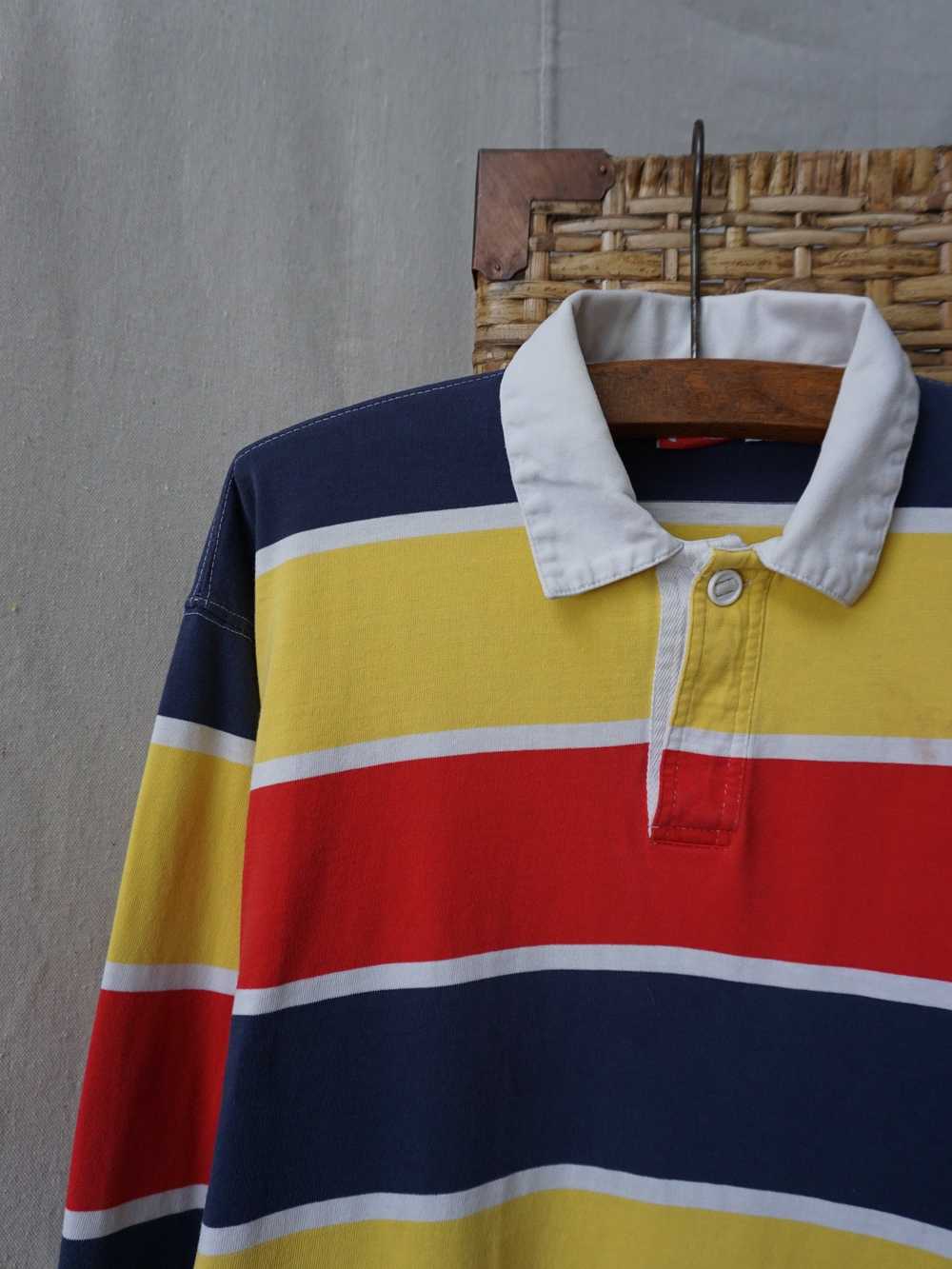 Primary Striped Rugby Shirt—[S/M] - image 8