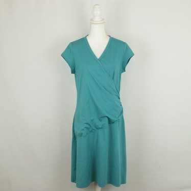 Athleta Nectar Women's XL Blue Short Sleeve Knit … - image 1