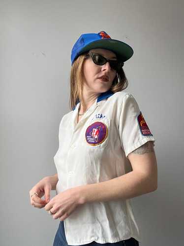 1950’s White Bowling Tee Small