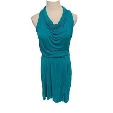 Kenneth Cole Turquoise Sleeveless Knit Dress Sz M