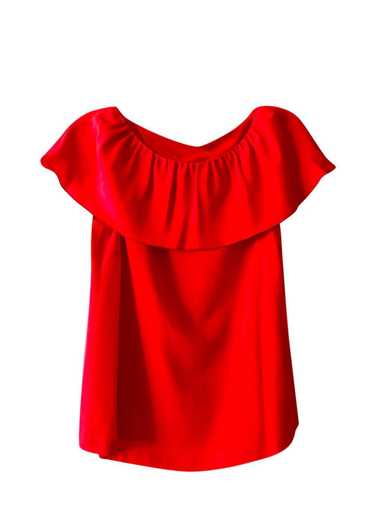 Product Details M Missoni Red Silk Blend Ruffle B… - image 1