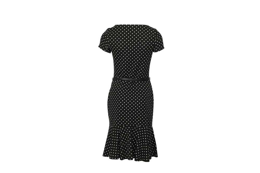 Ganni Black polka-dot crepe dress - image 2