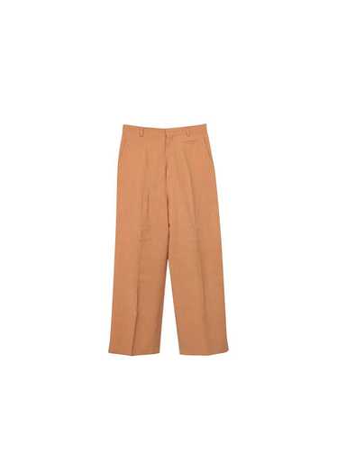 Jacquemus Orange silk-blend twill Le pantalon Saug