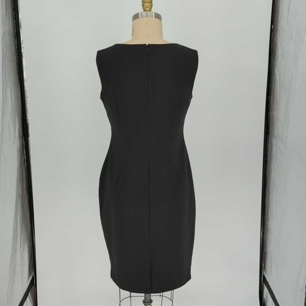 Calvin Klein Starburst Knit Dress Black 12 Busine… - image 2