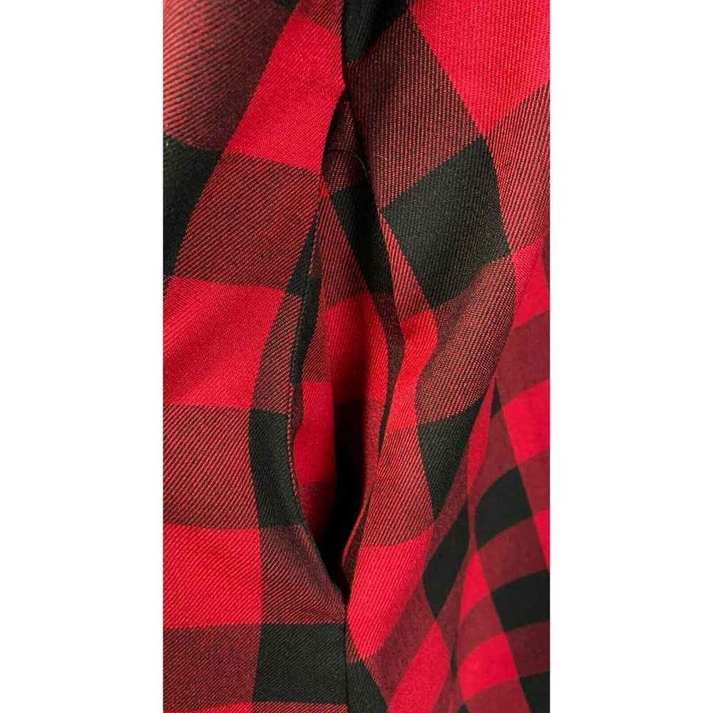 Hot Topic Red and Black Buffalo Plaid Dress With … - image 4