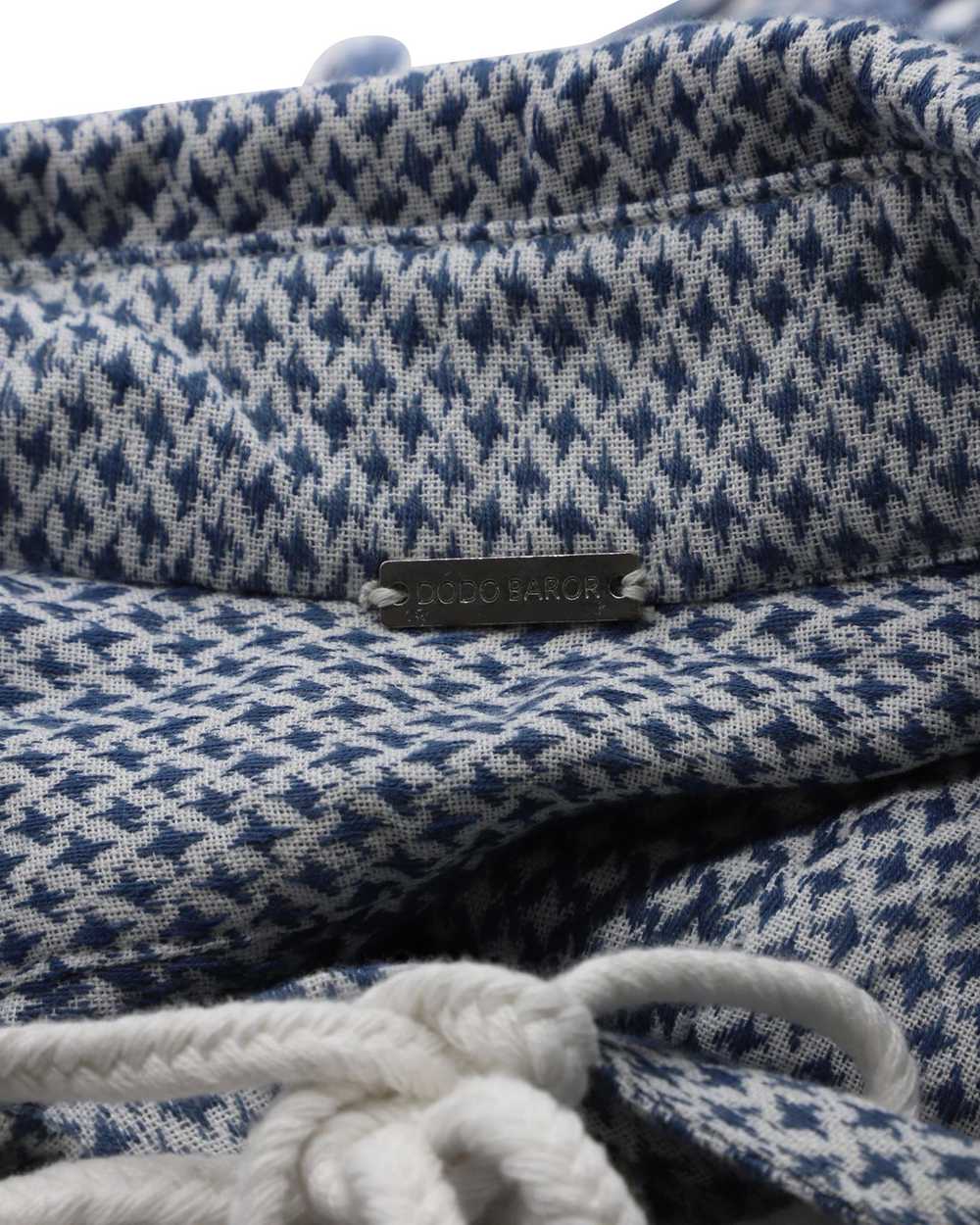 Product Details Blue textured cotton Gadielle tas… - image 4