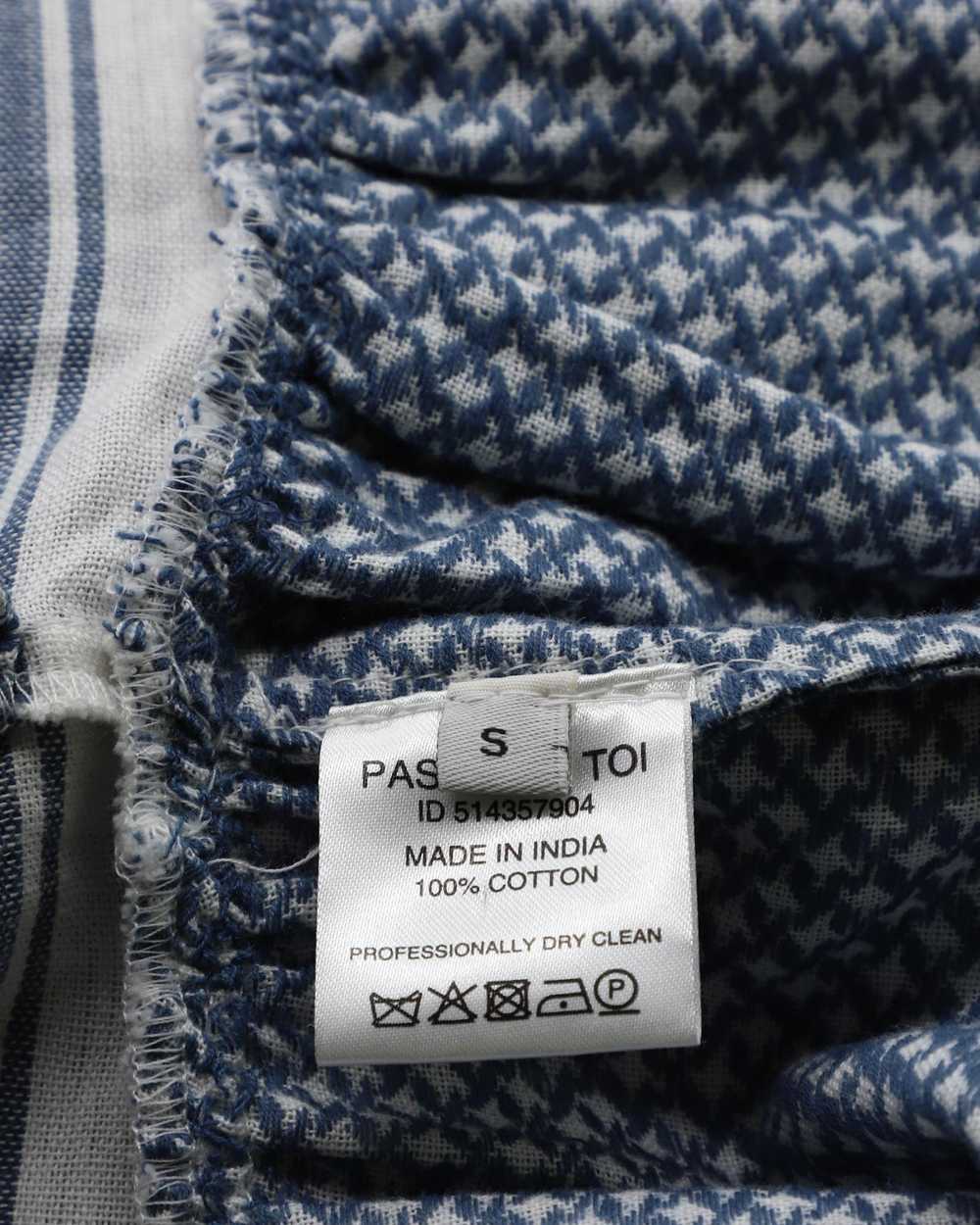 Product Details Blue textured cotton Gadielle tas… - image 5