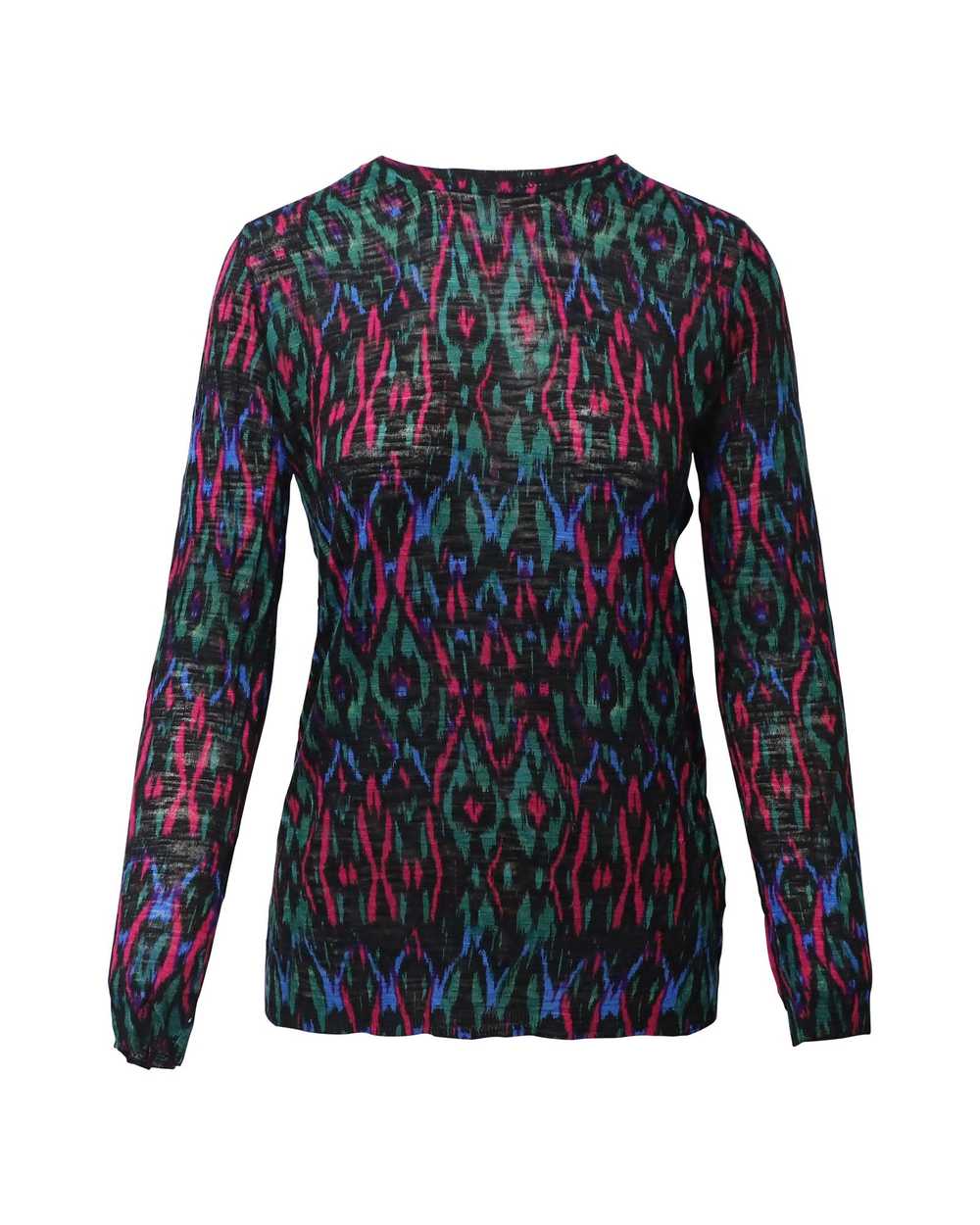 Missoni M multicolour Ikat fine-knit sweater - image 7