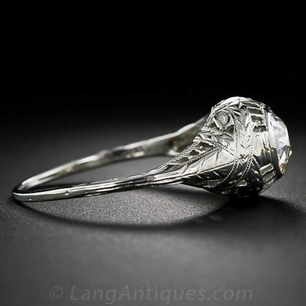 Art Deco 1.05 Carat Diamond Engagement Ring - image 3