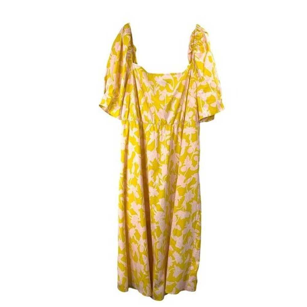 Eloquii floral midi dress Size 22 yellow - image 1