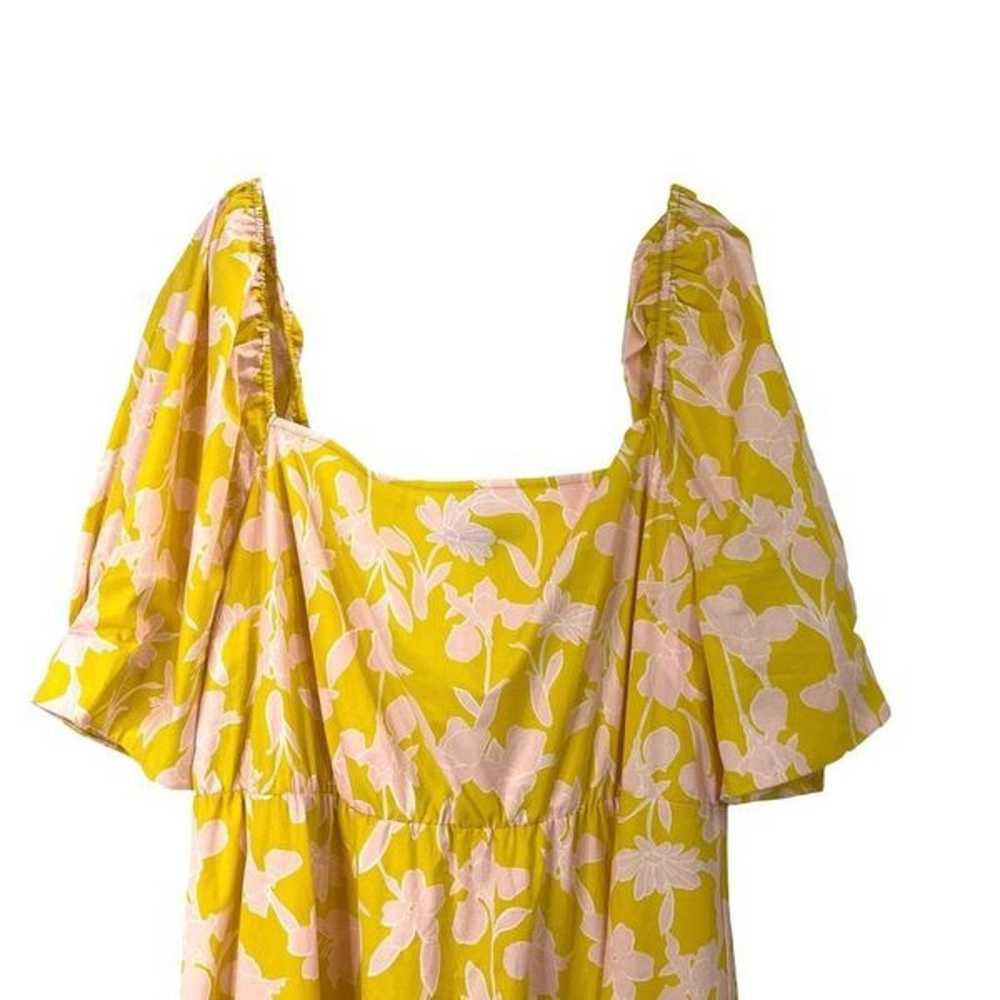Eloquii floral midi dress Size 22 yellow - image 2