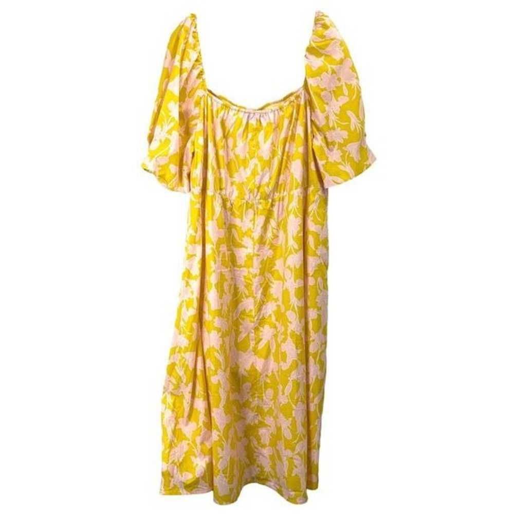 Eloquii floral midi dress Size 22 yellow - image 6