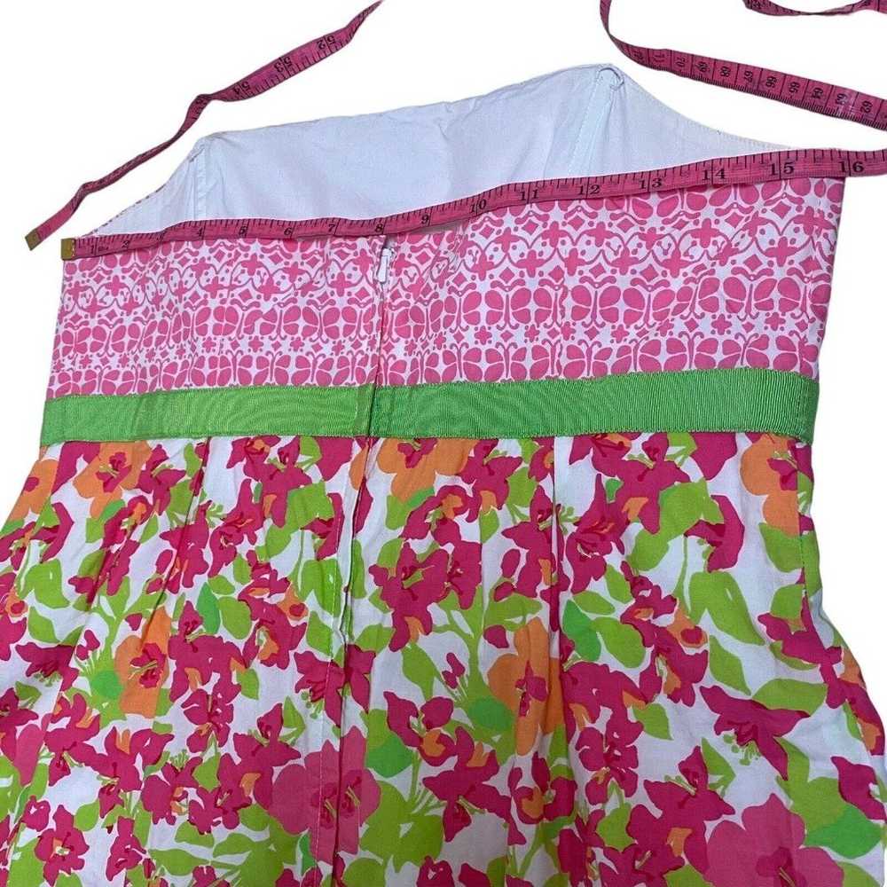 LILLY PULITZER Womens Strapless Floral Midi dress… - image 7