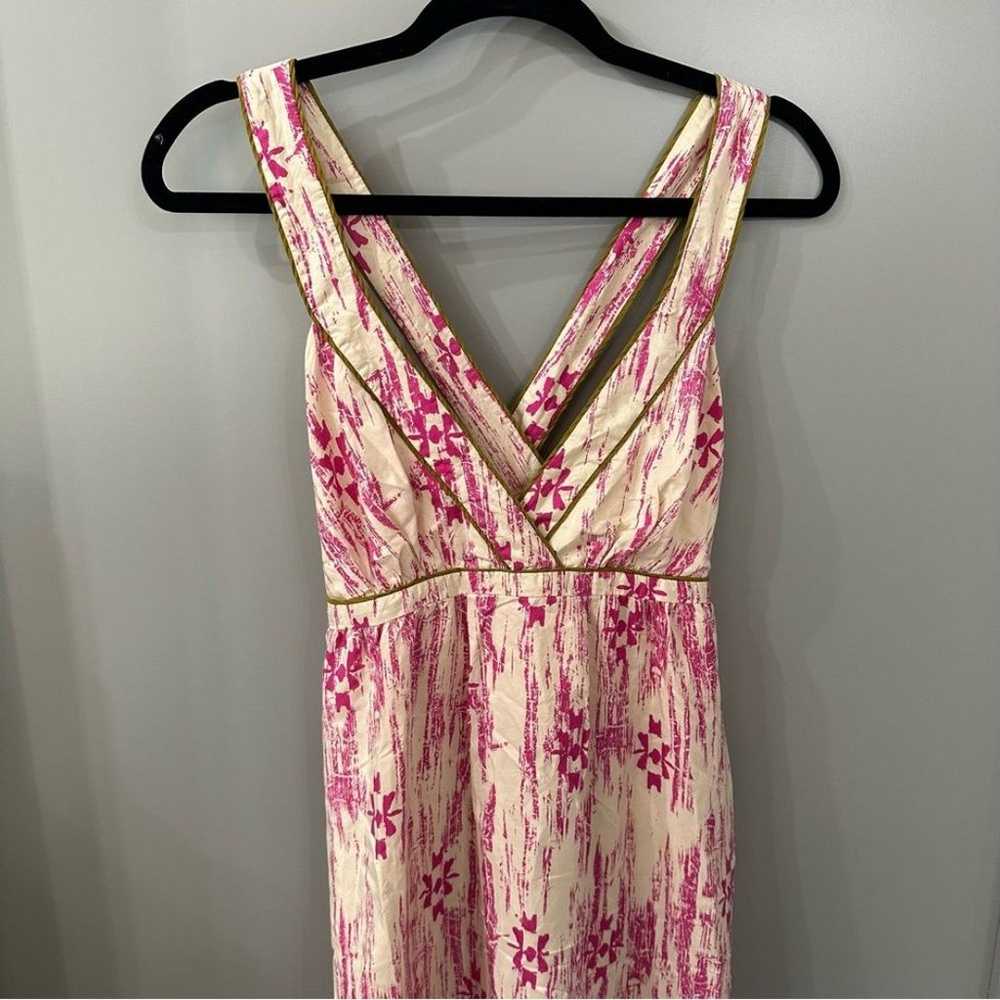 Ann Taylor LOFT 100% Silk Dress Abstract Ikat Pat… - image 4
