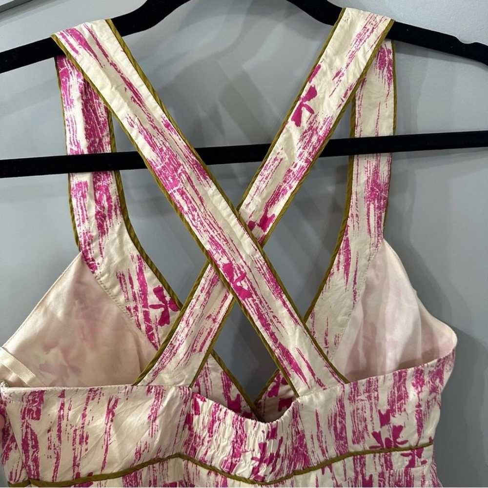 Ann Taylor LOFT 100% Silk Dress Abstract Ikat Pat… - image 6