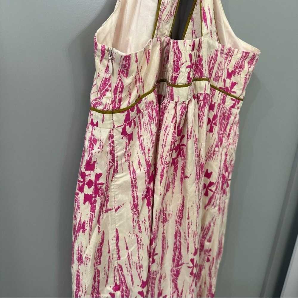 Ann Taylor LOFT 100% Silk Dress Abstract Ikat Pat… - image 7