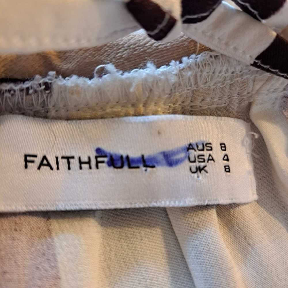 Faithfull Striped Deep V neck backless jumpsuit - image 12