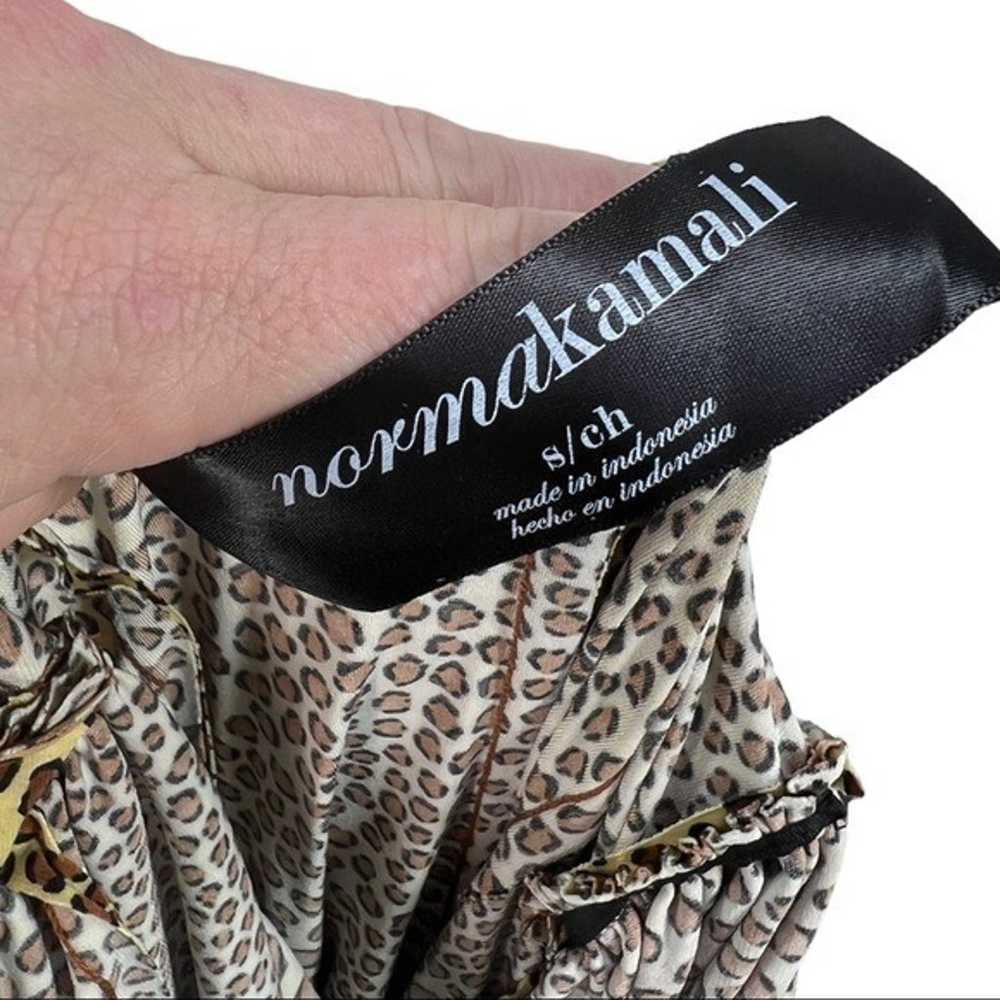 Norma Kamali Leopard/Cheetah Print Sweetheart Nec… - image 11