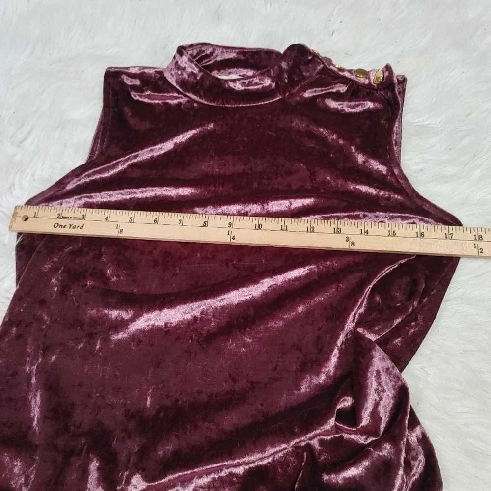 Michael Michael Kors Size Medium M Velvet Purple … - image 3