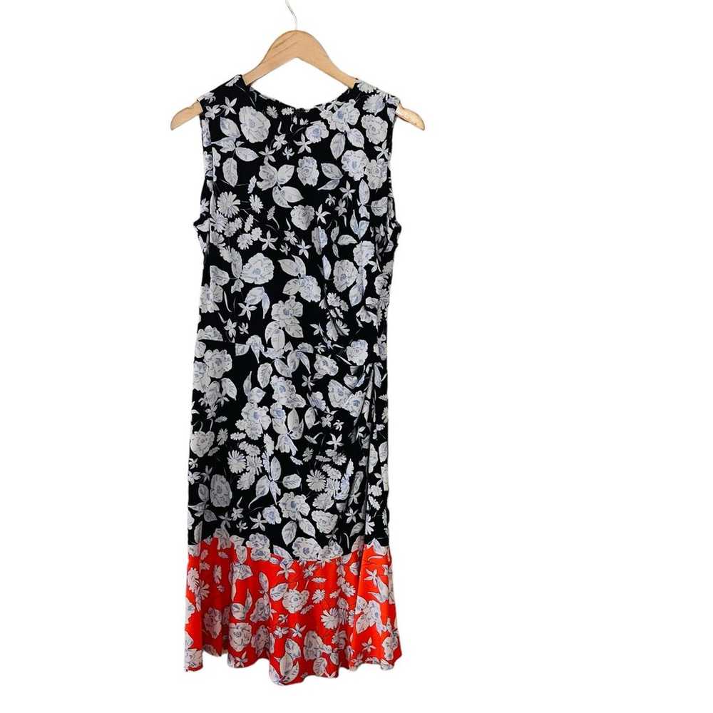 Eliza J Floral Colorblock Sleeveless Dress Size 1… - image 2