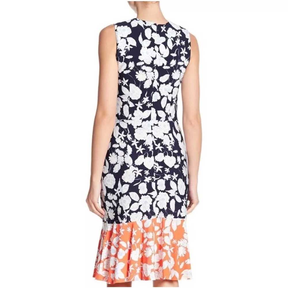 Eliza J Floral Colorblock Sleeveless Dress Size 1… - image 4
