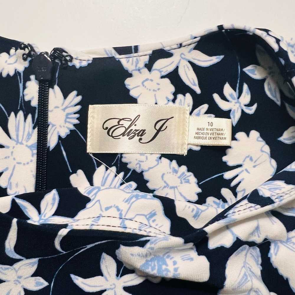 Eliza J Floral Colorblock Sleeveless Dress Size 1… - image 5