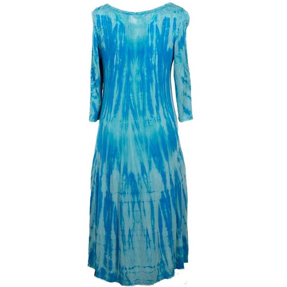 One of a kind Hand dyed rayon dress - image 2