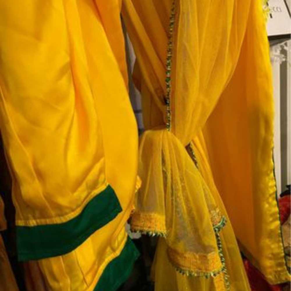 Indian Pakistani salwar suit 3 pieces dress small - image 5