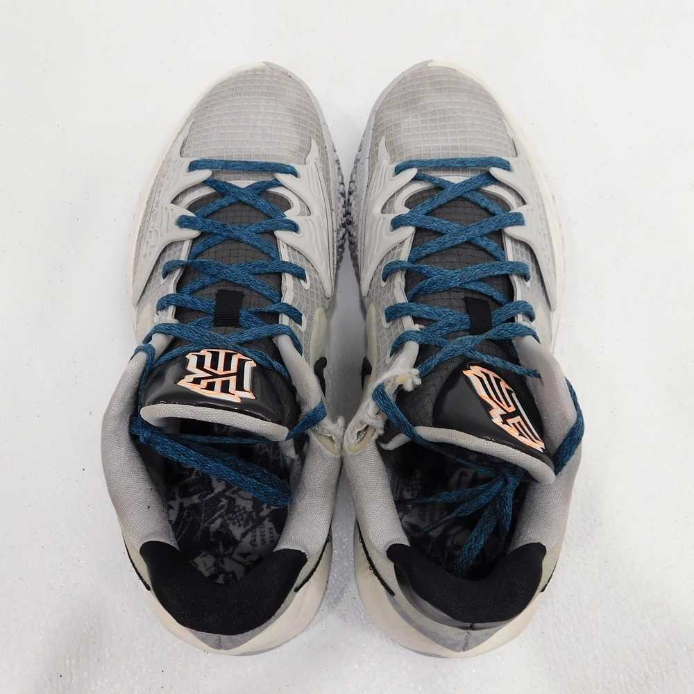 Nike Kyrie 4 Gray Fog Sapphire Blue Men's Shoes S… - image 4