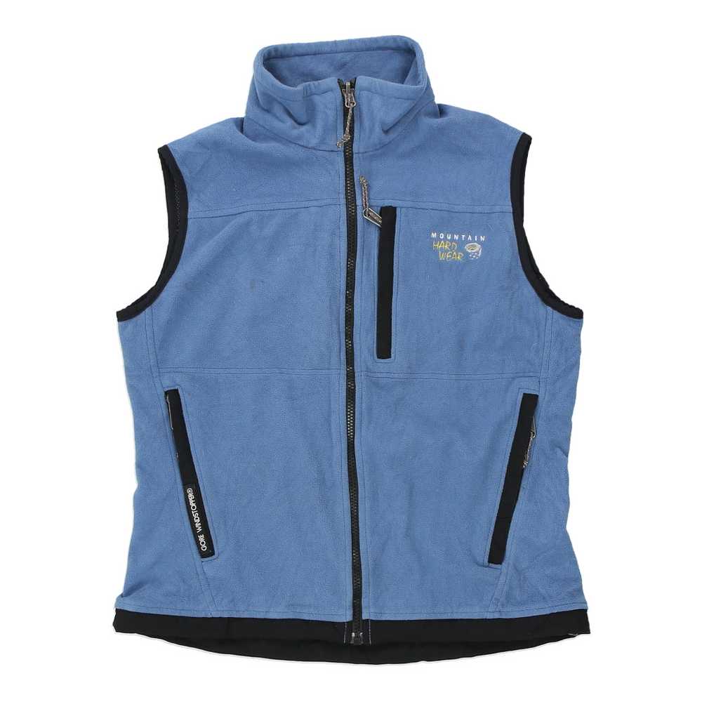 Mountain Hard Wear Fleece Gilet - Small Blue Poly… - image 1