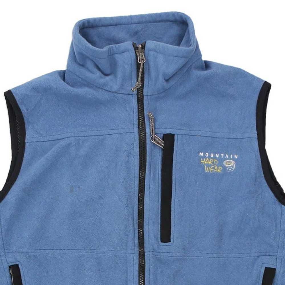 Mountain Hard Wear Fleece Gilet - Small Blue Poly… - image 4