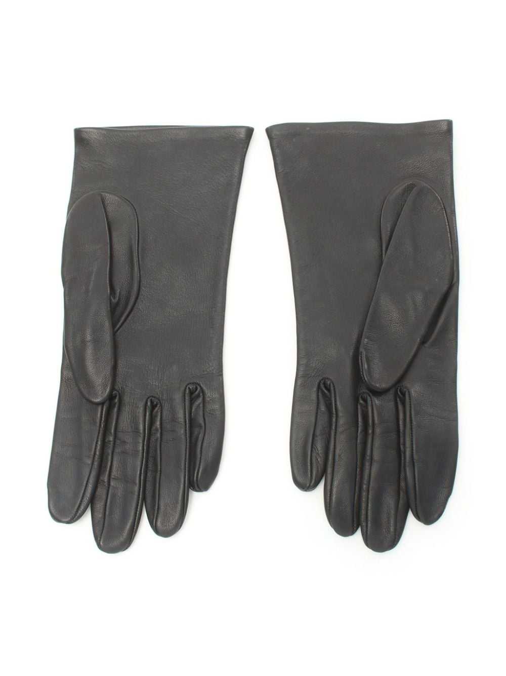 Hermès Pre-Owned 2000 perforated leather gloves -… - image 2