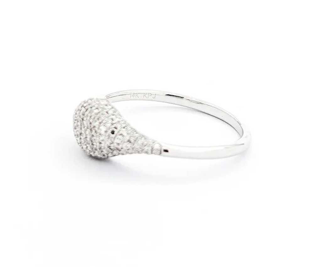 0.25ctw Diamond Ring In White Gold - image 9